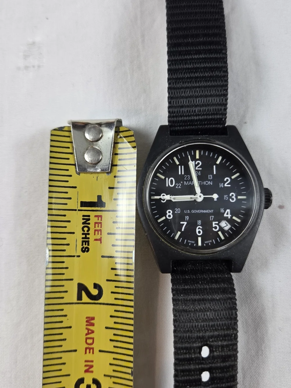 Marathon Black GPM MIL-PRF-46374G Military Issue Watch